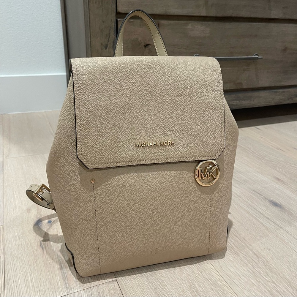 Michael Kors Cream Backpack